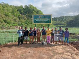 Para petani pemanfaat tanah kas Krapyak yang mengikuti program strategis Gubernur DIY, BKK